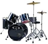 GP Percussion Performer 5 Piece Full Size Drum Set