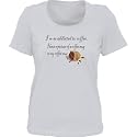 I'm so addicted to coffee, I have a picture of a coffee mug on my coffee mug *Bella Ladies/ JUNIORS Short Sleeve Scoop Neck FITTED TEE (T-Shirt) Various Colors