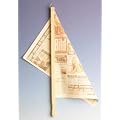 Zeitungshalter L�nge 71cm Holz natur