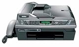 Brother MFC 640CW - Multifunction ( color ) - ink-jet - copying (up to): 17 ppm (mono) / 11 ppm (color) - printing (up to): 20 ppm (mono) / 15 ppm (color) - 100 sheets - 14.4 Kbps - USB, 10/100 Base-TX, 802.11b, 802.11g