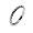 Eve's Addiction Thin Twisted Stackable Sterling Silver Ring, 5