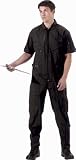 Black US Air Force Style Short Sleeve Flight Suit