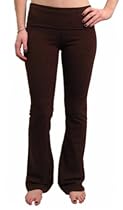 Hot Sale Roll Down Yoga Pant by Hard Tail (Mud, Large)