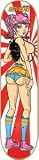 Anti Hero Trampstamp 3.5 Ecchi Stamp Skateboard Deck - 7.9