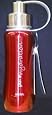 Pure Hydration Stainless Steel Insulated Water Bottle and Handle 25oz Metallic Red