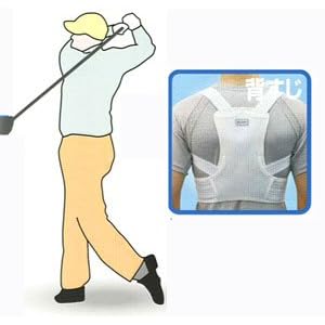 【クリックで詳細表示】ノーブル Wクロス姿勢補助ベルト(背すじサポーター)