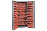 Bin Cabinet Assembled With 40 Inside 96 Door Bins