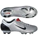 Nike Mercurial Talaria III Firm Ground Football Boots - Silver/Black/Red - UK Size 9 (Europe Size 44)