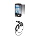 Screen Protector and Rapid Charging IC Car Charger for Samsung Saturn i6500