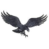 36 Wall Eagle, Antique Brass