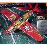 Oakland Raiders 2004 NFL Limited Edition Die-Cast 1:48 P-40 Warhawk Aircraft Collectible