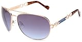 Jessica Simpson Womens J446 Aviator Sunglasses