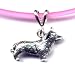 16 Pink Corgi Necklace Sterling Silver Jewelry Gift Boxed