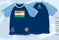 CWC 2007 India Raglan Tee - Navy