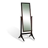 New Cappuccino / Espresso Standing Cheval Floor Mirror