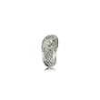 Flip Flop Sandal Pendant Sterling Silver Charm w/Detail