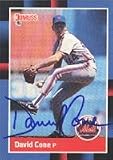 David Cone, New York Mets, 1988 Donruss Autographed Card