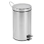 Polder Round Step Can, 1.3 Gallon, Stainless Steel