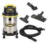 Stanley 4 Gallon Stainless Steel Wet/Dry Vac & Accessories