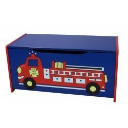 Safety Hinge Toy Box - Fire Engine by Giftware International Inc.