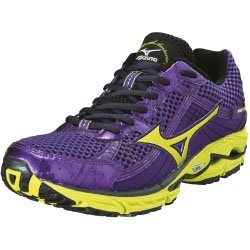 Mizuno Wave Rider 15 Laufschuh Herren Farbe: lila/gelb, Größe: 45
