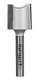 11-081, 1/4 Shank Straight Router Bit, 5/16 Cutter Diam., 1 Cutter Height