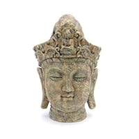 Penn Plax Buddha Head Aquarium Decor