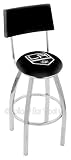Los Angeles Kings 25 Inch Chrome Swivel Bar Stool with Back