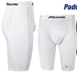 Mizuno Padded Slidng short with Cup, White