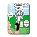 Rich Diesslins Funny Religious Light Cartoons - Adam and Eve - Lock-out at the Garden of Eden - Light Switch Covers - single toggle switch