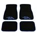 Outdoor Living : Tribal 4 Piece Car Mat Set - Blue/Black