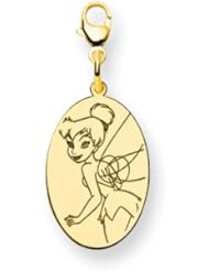 Disney Tinker Bell Oval Lobster Clasp Char