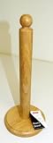 HEVEA WOOD WOODEN KITCHEN TOILET ROLL HOLDER STAND