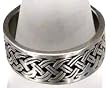 Nice Celtic Knot Pattern Irish Pewter Ring Band