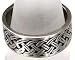 Nice Celtic Knot Pattern Irish Silver Tone Pewter Ring Band