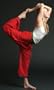 Unisex Indian Wrap Pants - Red