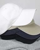 UltraClub Classic Cut Solid-Color Heavy Brushed Cotton Twill Unconstructed Cap