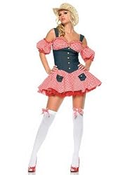 2PC Dukes of Hazard Daisy Duke Sexy Holiday Party Costume