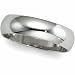 Platinum Half Round Band - 3mm