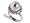 11.5mm White South Sea Pearl set in 18K White Gold Ring Surrounded by Diamond Accents, 5.5