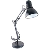 Swinging Arm Desk Lamp, Black