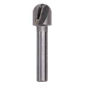 Milwaukee 48-23-7600 1/4 by 2-Inch Round Nose Router Bit with 1/4-Inch Shank
