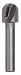 Milwaukee 48-23-7605 3/8 by 1-13/16-Inch Round Nose Router Bit with 1/4-Inch Shank