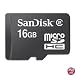 SanDisk 16 GB Class 2 microSDHC Flash Memory Card SDSDQ-016G (Bulk Packaging)