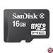 SanDisk 16 GB Class 2 microSDHC Flash Memory Card SDSDQ-016G (Bulk Packaging)