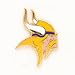 MINNESOTA VIKINGS OFFICIAL LOGO JERSEY LAPEL PIN