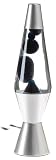 Blue and Clear Silver Base Lava Lamp