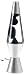 Blue and Clear Silver Base Lava Lamp Image