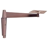 Barker Manufacturing Company 11333 Golden Tan Aluminum Double Swivel TV Shelf by Barker