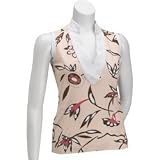 Verdina Floral V Neck Stitched Polo